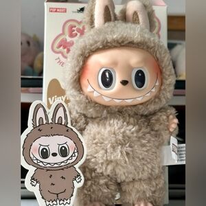 pop mart labubu exciting macaron TOFFEE